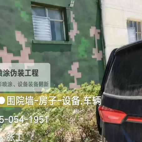 渝北数码迷彩漆施工